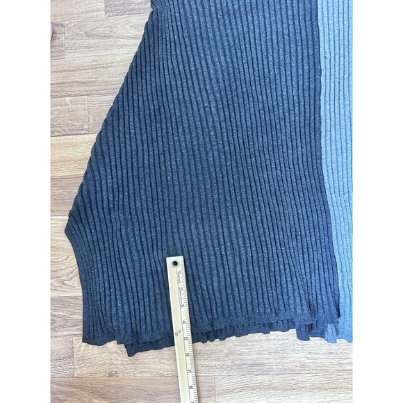 Lane Bryant Womens Fitted Sweater Dress Size 22/24 Black Colorblock Office - Picture 8 of 8